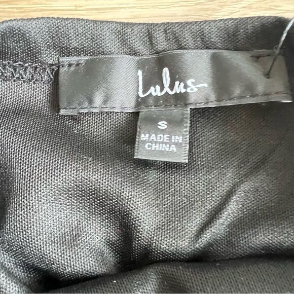 Lulu’s We Really Mesh Black Floral Print Sleeveless Ruched Midi Dress NWT Small - Picture 12 of 15